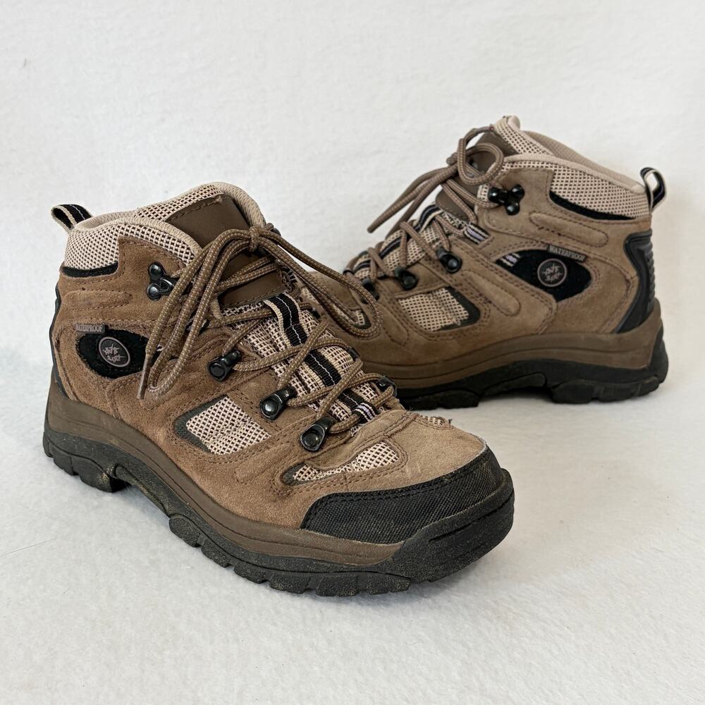 Nevados Hiking Boots Womens 6.5 W Klondike Wide Brown Suede WP Performance Shoes